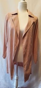 FOREVER 21 size small trench style pink coat
